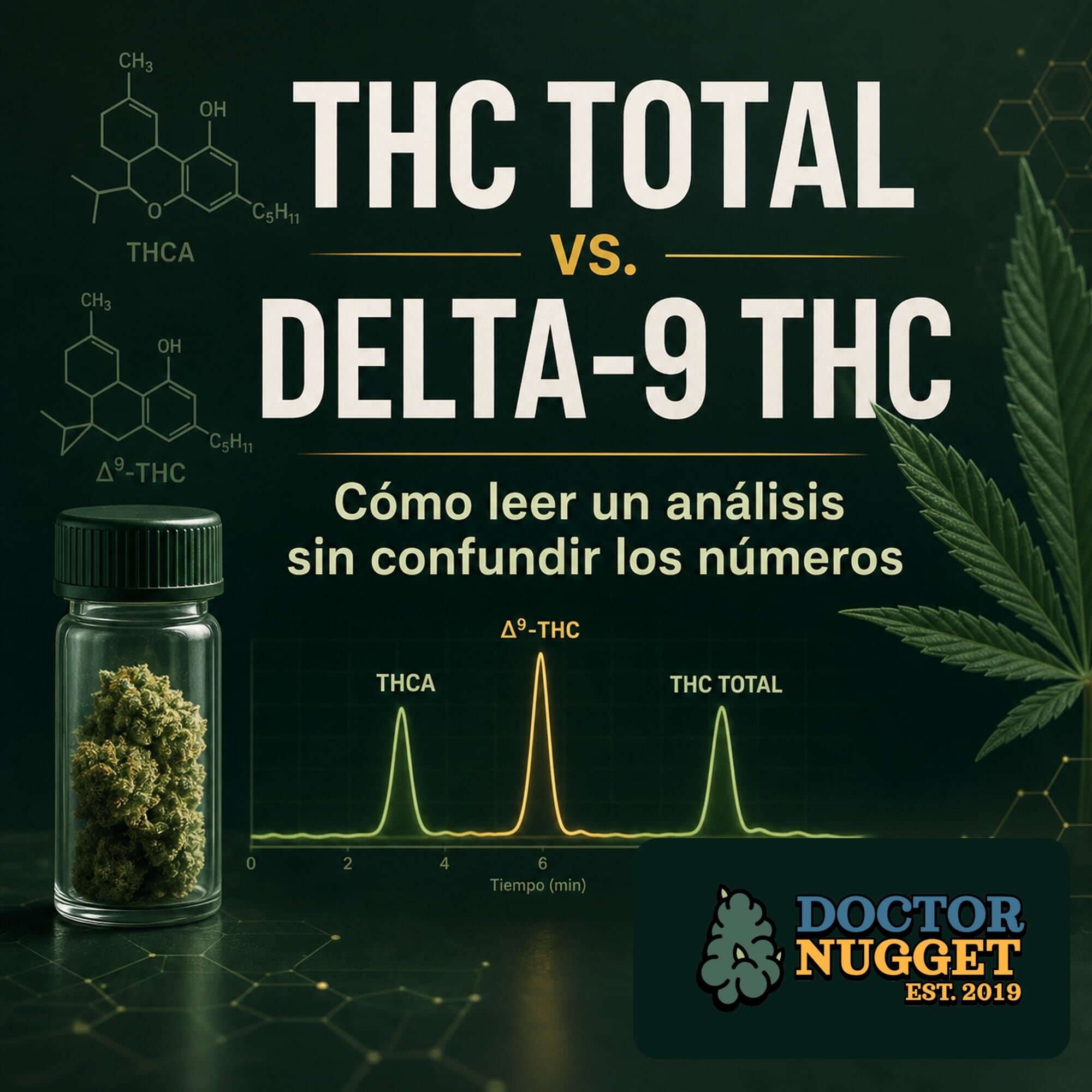 THC total vs. Delta-9 THC: cómo leer un análisis sin confundir los números