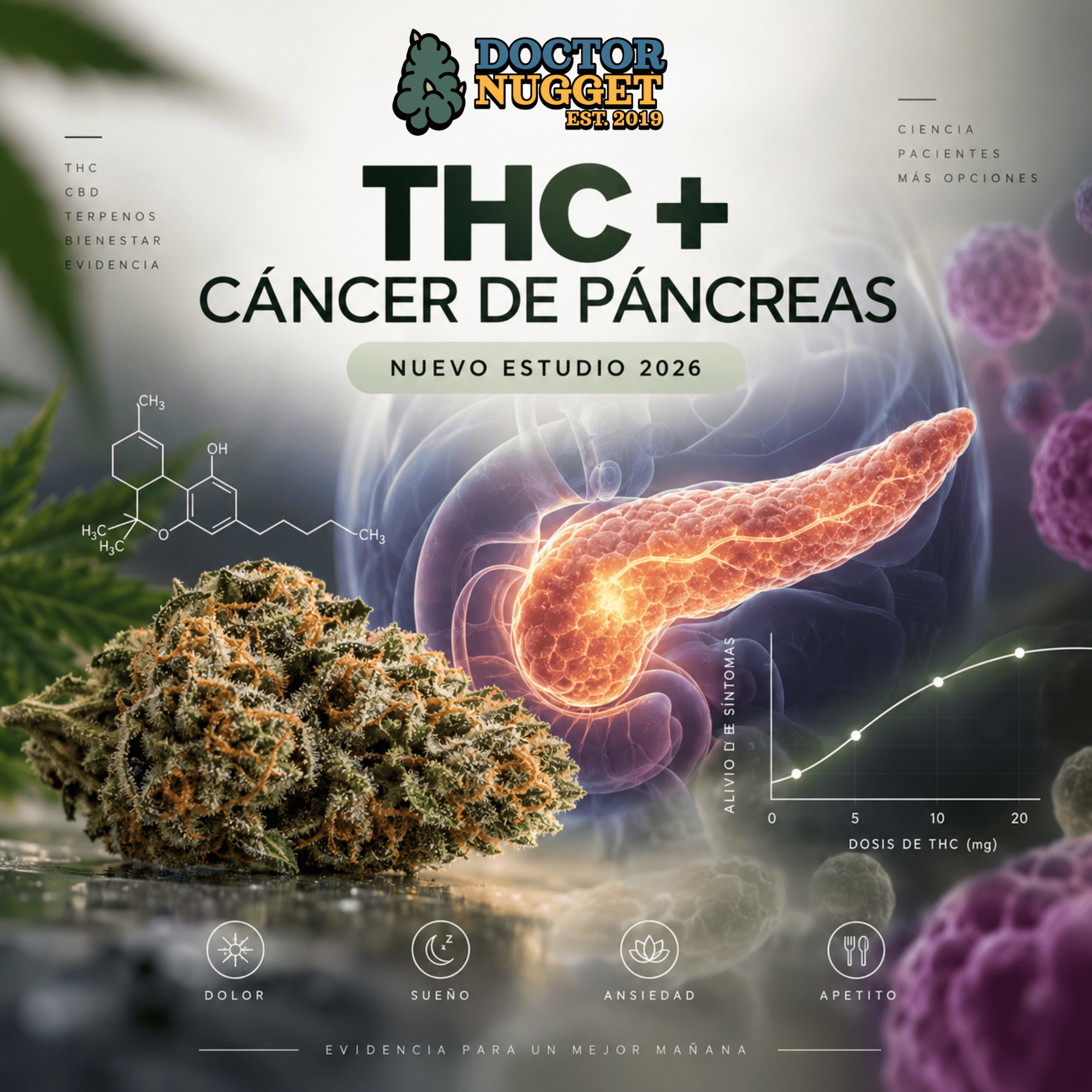 ¿Más THC significa más alivio?