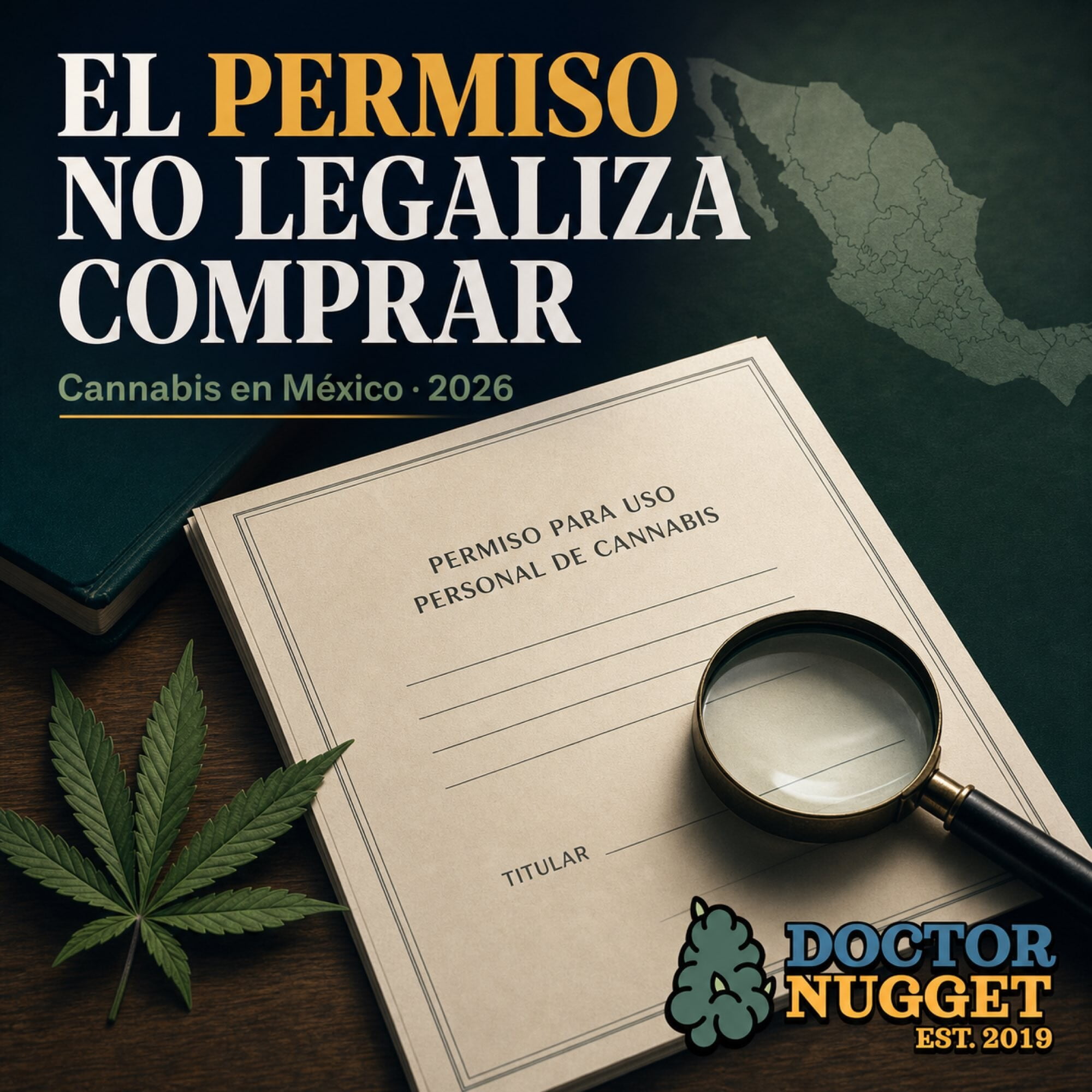 El permiso de cannabis NO legaliza comprar: qué sí cambió en México en 2026