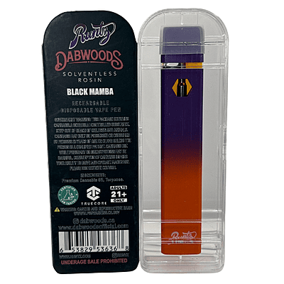 Dabwoods edición Runtz 37 Rosin Vape Black Mamba Dabwoods edición Runtz 37 Rosin Vape Black Mamba