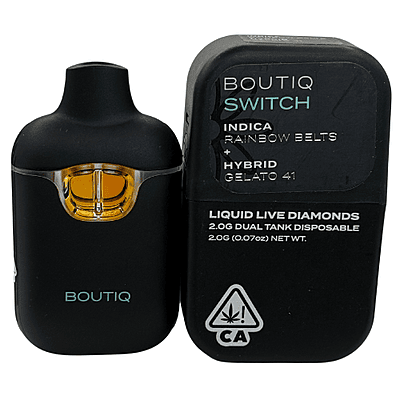 BOUTIQ SWITCH Rainbow Belts + Gelato 41 Liquid Live Diamonds 2G