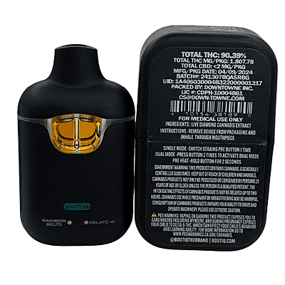 BOUTIQ SWITCH Rainbow Belts + Gelato 41 Liquid Live Diamonds 2G