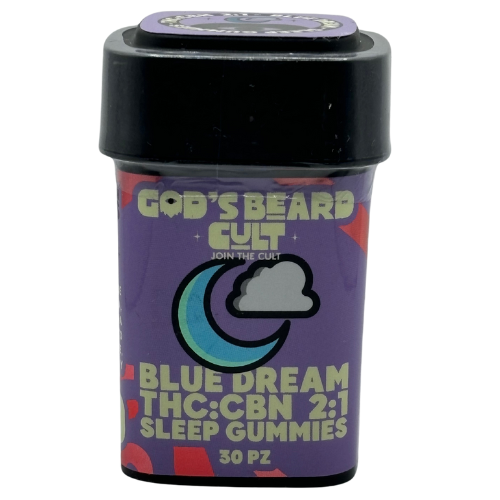 Gods Beard Cult Sleepy Gummies Blue Dream