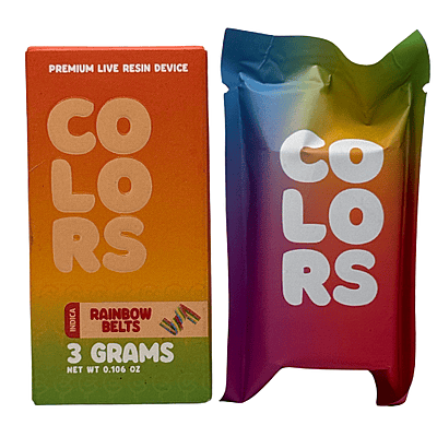Colors  Live Diamonds vape Rainbow Belts 3G