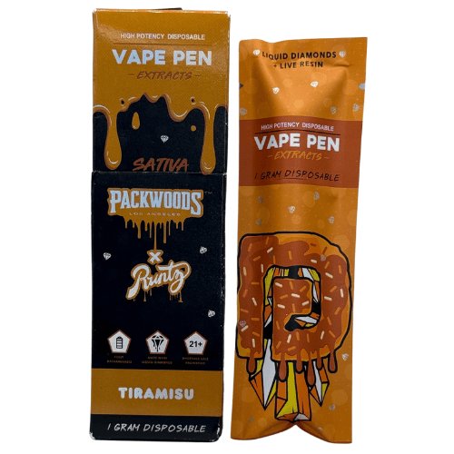 Packwoods x Runtz Vape Pen desechable Tiramisu Packwoods x Runtz Vape Pen desechable Tiramisu
