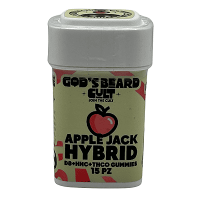Gods Beard Cult Apple Jack D8+HHC+THCO Gummies