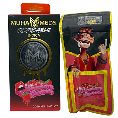 Muha Meds Vape Strawberry Shortcake 2G Muha Meds Vape Strawberry Shortcake 2G