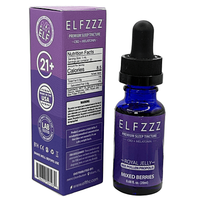  ELF ZZZZ Tintura Premium CBD+Melatonina Mixed Berries