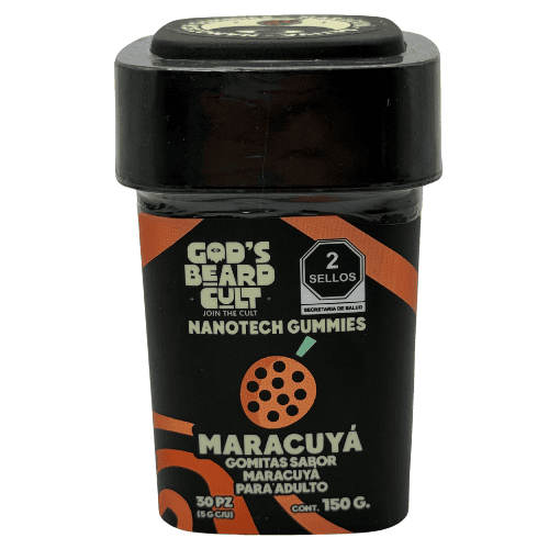Gods Beard Cult Nanotech Gummies Maracuya
