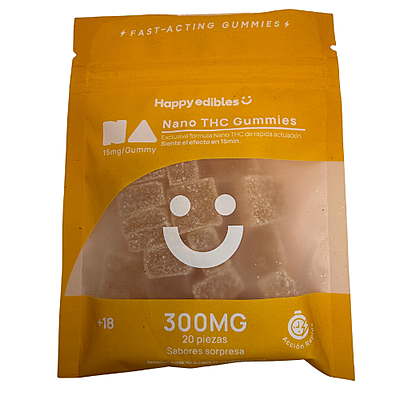 Happy Edibles Nano THC Premium Gummies