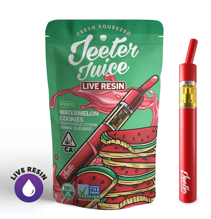 Jeeter Juice Desechable Live Resin Pluma Vape - Watermelon Cookies Jeeter Juice Desechable Live Resin Pluma Vape - Watermelon Cookies