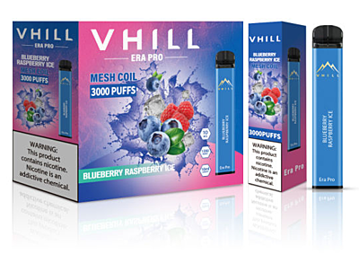 VHILL Era Pro Blueberry Raspberry Ice 3K Puffs VHILL Era Pro Blueberry Raspberry Ice 3K Puffs