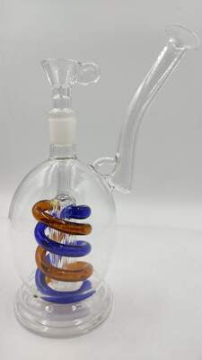 Bong mediano color Amarillo con cristales