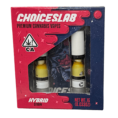 Choiceslab Premium 2 Cart combo Strawberry Daiquiri + Galactic Kush