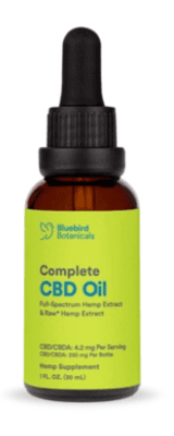 Aceite de cáñamo Complete CBD + CBDA Oil Bluebird Botanicals Aceite de cáñamo Complete CBD + CBDA Oil Bluebird Botanicals