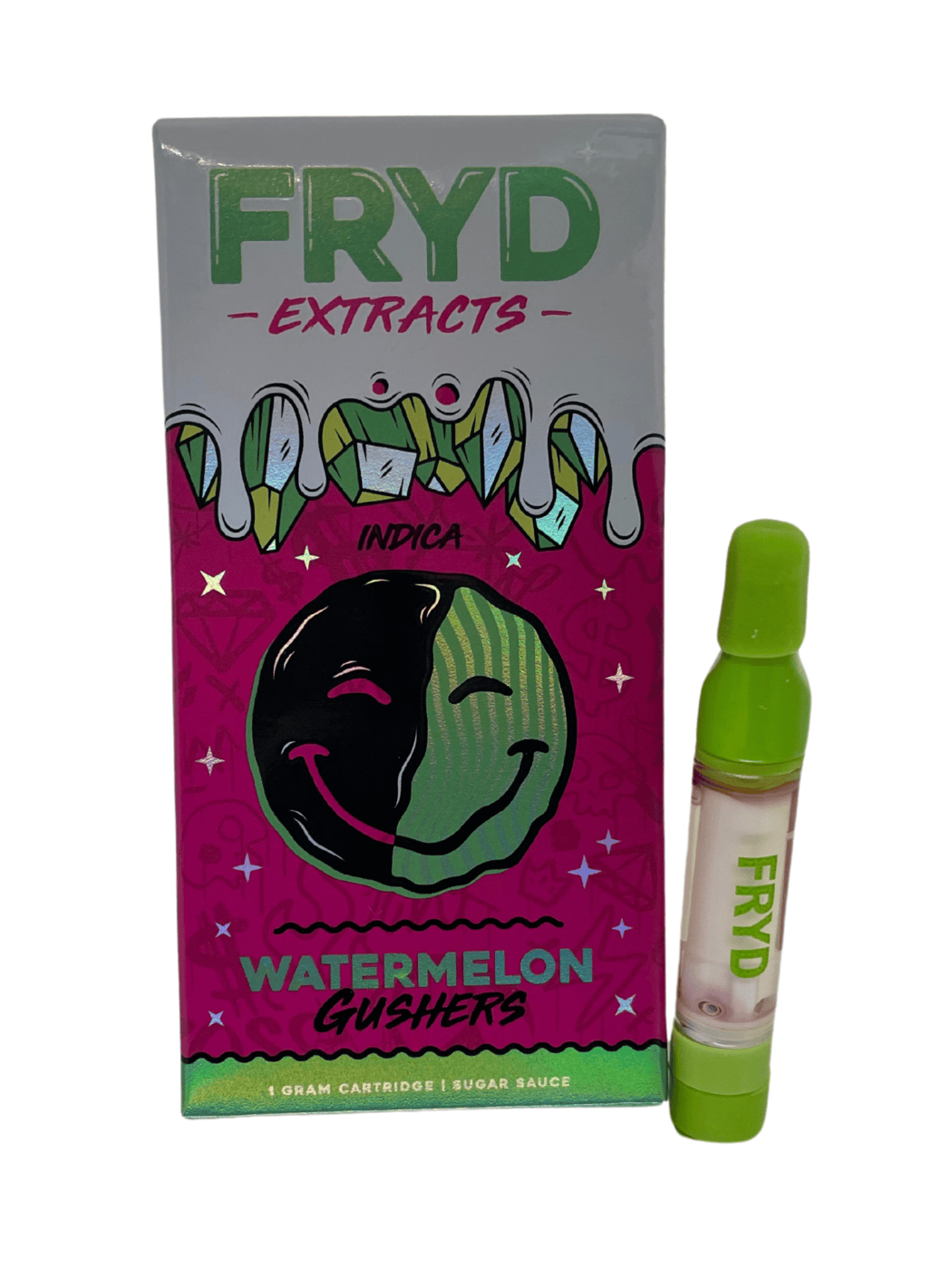 Dr. Nugget FRYD Extracts Sugar Sauce Cart Watermelon Gushers1000 mg