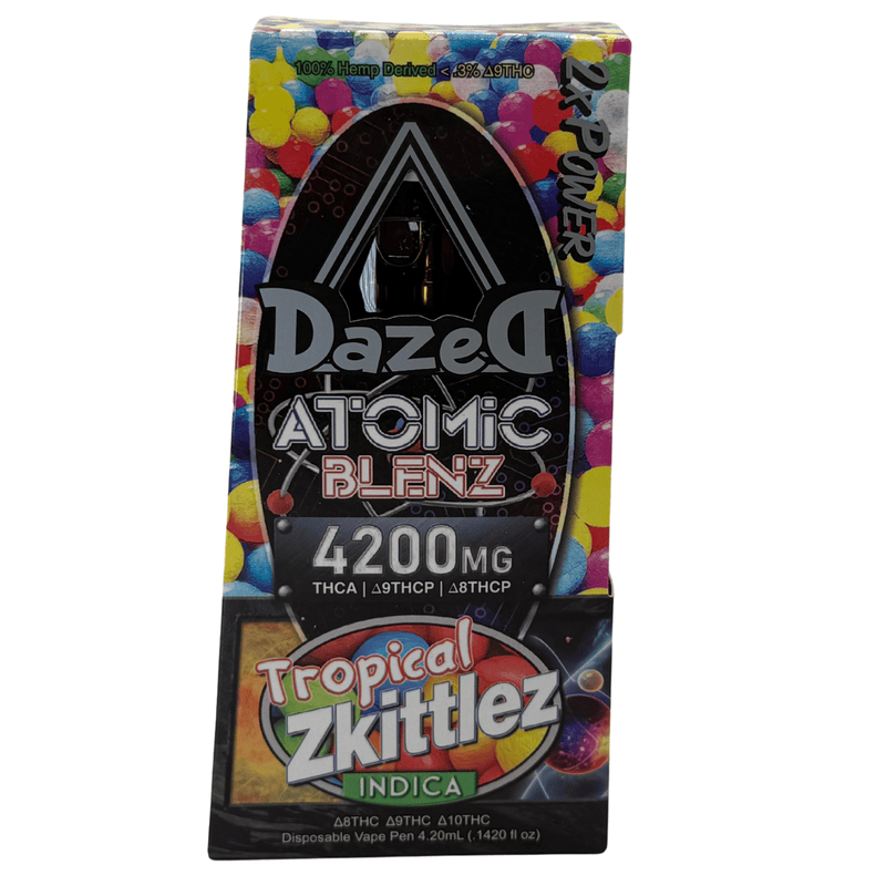 Dazed Tropical Zkittlez THC Vapes