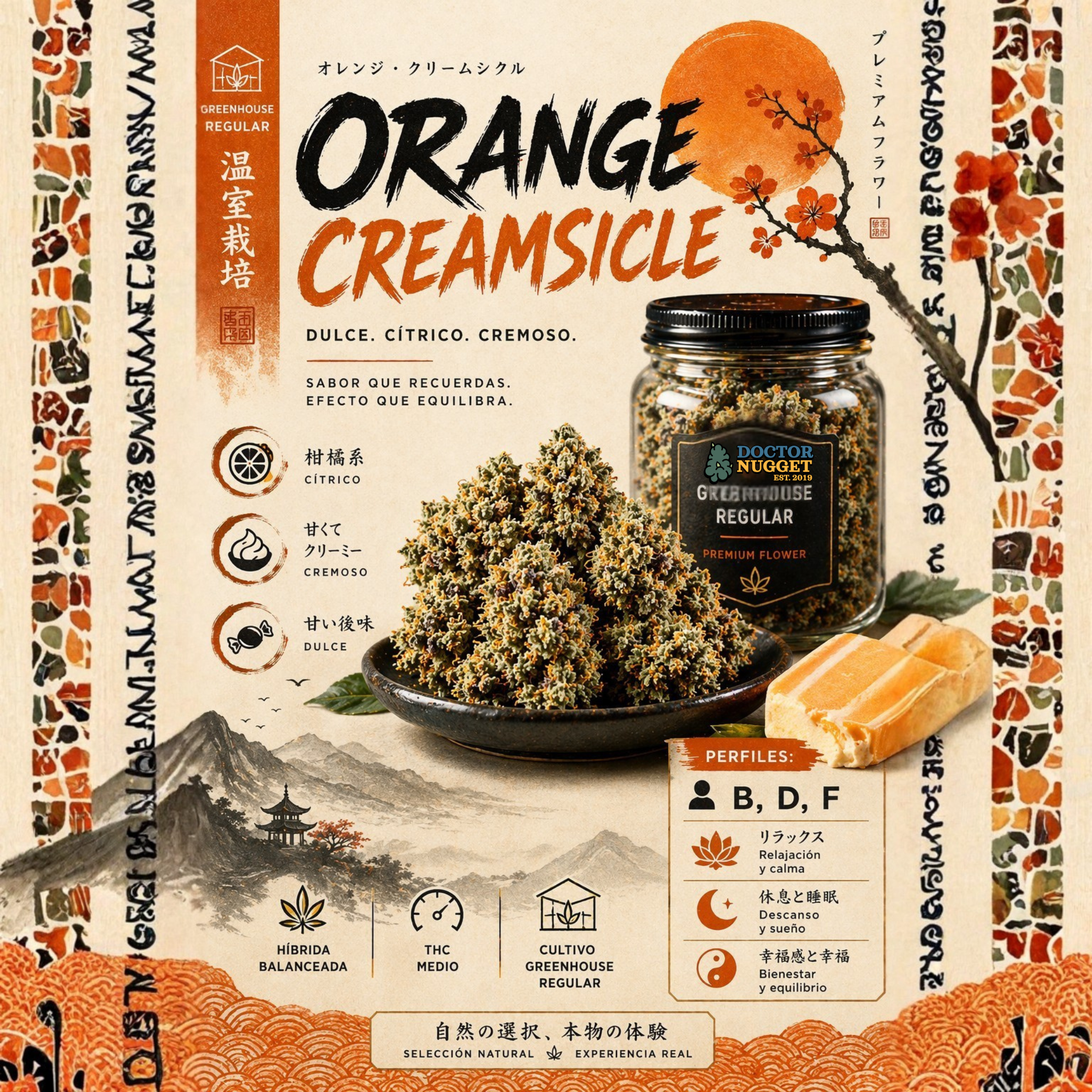 Dr. Nugget Orange Creamsicle THC Flor